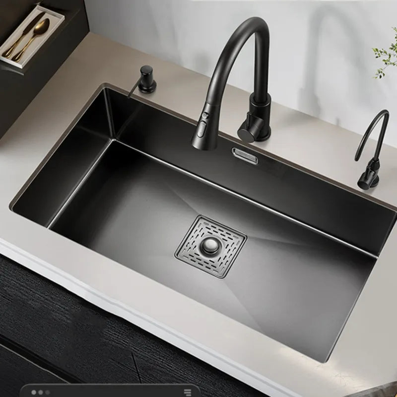 ProFlow Black Stainless Undermount Sink - TSS-108