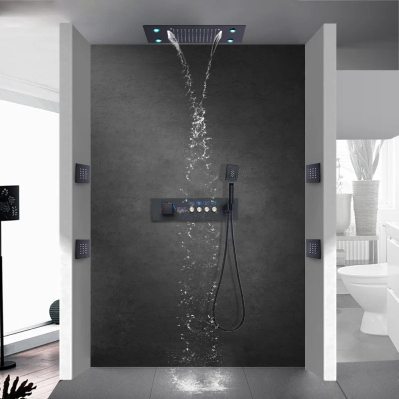 ProFlow Precision Black Spa Shower System TSS-110