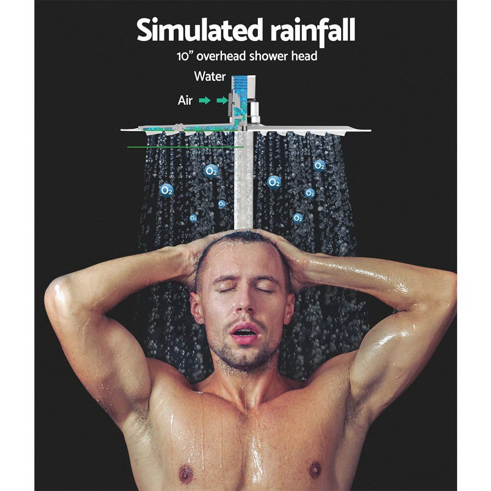 ProFlow Premium Rainfall and Handheld 10" Shower Head Set