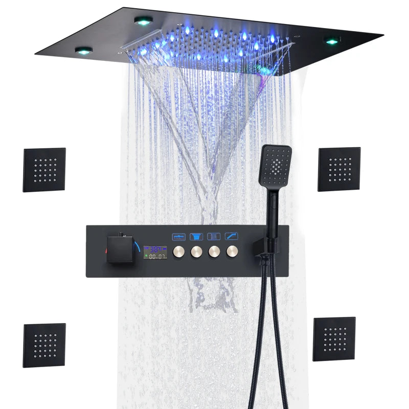 ProFlow Precision Black Spa Shower System TSS-110