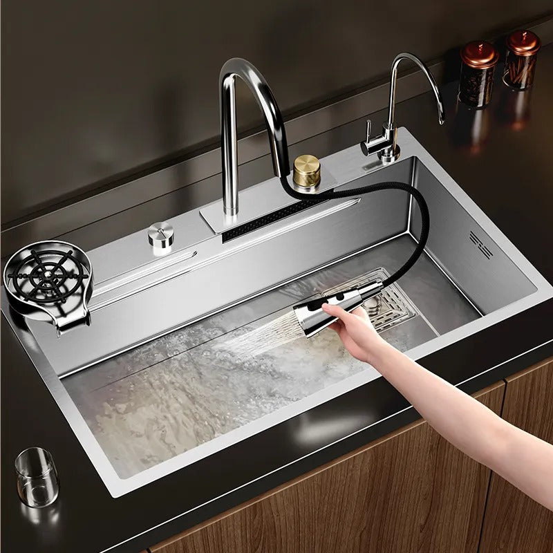 ProFlow  Stainless Steel Waterfall Kitchen Sink - TSS-101